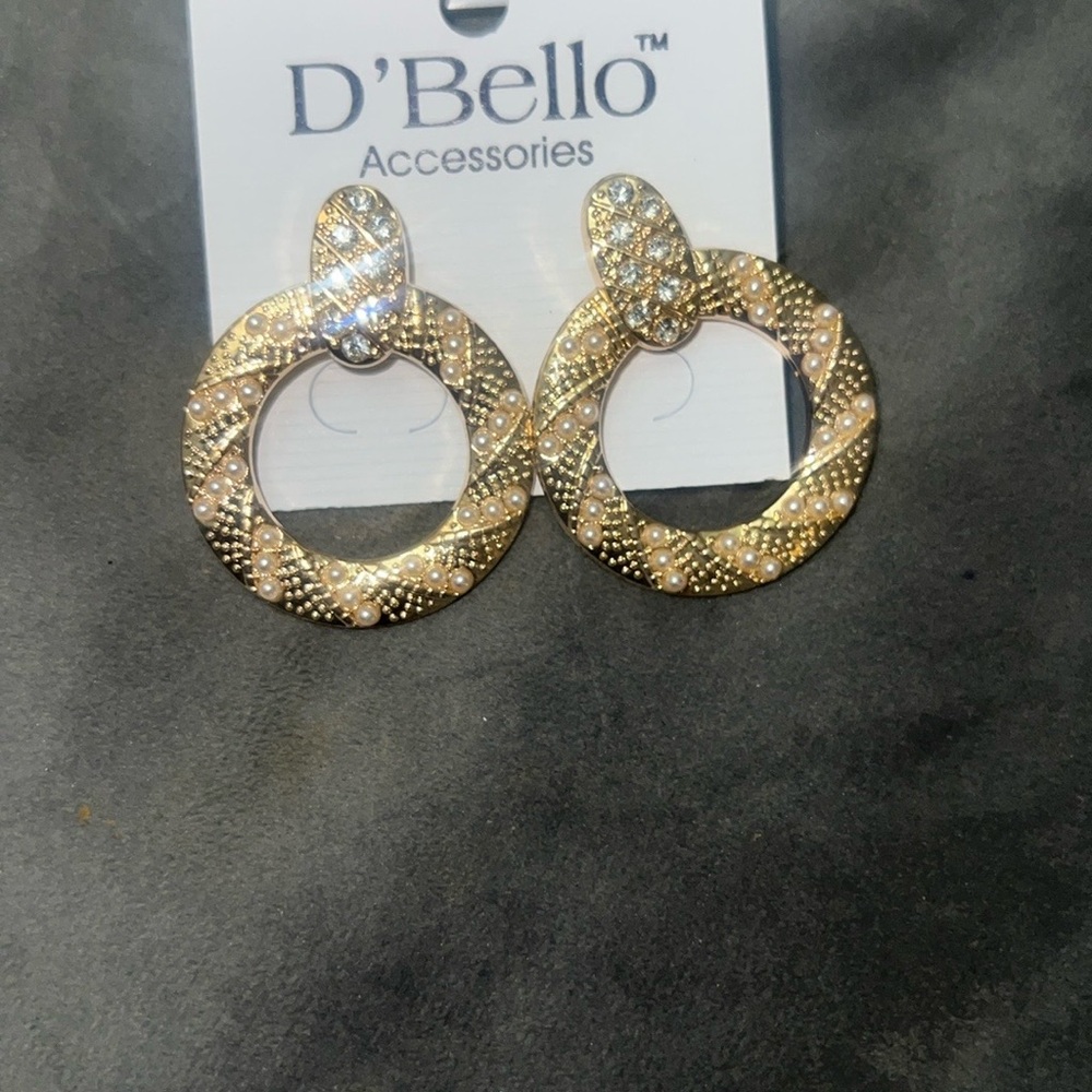 3/$15 New Cute Gold accent Earrings